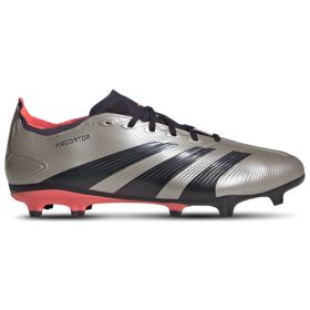 adidas Mens adidas Predator League L FG - Mens Soccer Shoes Platin Metallic/Aurora Black/Turbo Size 9.0