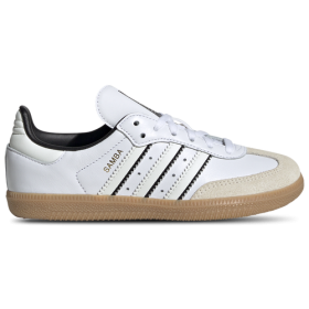 adidas Originals Boys adidas Originals Samba - Boys' Preschool Shoes White/Off White/Black Size 13.5