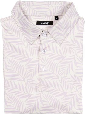 breezy The Resort Retreat Men's Golf Polo - Purple, Size: Small