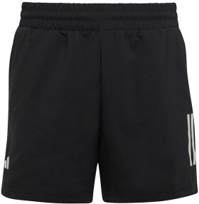 Adidas Boys Club 3-Stripes Tennis Shorts (Black)