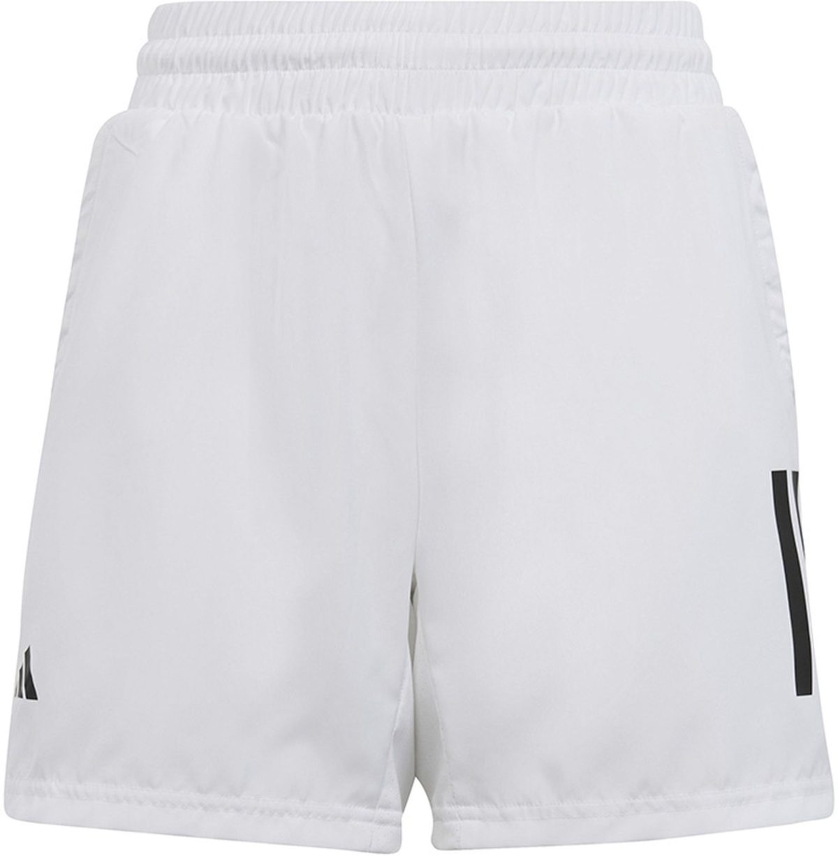 Adidas Boys Club 3-Stripes Tennis Shorts (White)