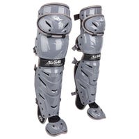 All-Star All Star LG40SPRO System 7 Intermediate Baseball Catcher's Leg Guards in Gray