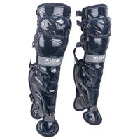 All-Star All Star System 7 Axis Youth Baseball Catcher's Leg Guards in Navy