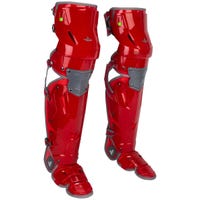 All-Star MVP-PRO Series Adult Leg Guards in Red