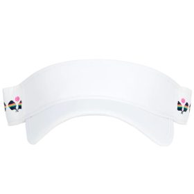 Ame & Lulu Head in the Game Pickleball Visor (Rainbow Paddles)