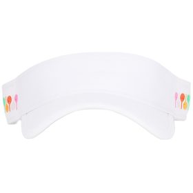 Ame & Lulu Head in the Game Tennis Visor (Rainbow Racquets)