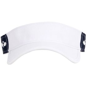 Ame & Lulu Head in the Game Tennis Visor (White Navy)