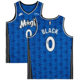 Anthony Black Orlando Magic Autographed Blue Nike 2023-2024 Classic Edition Swingman Jersey