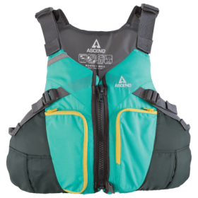 Ascend Deluxe Kayak Paddling Life Jacket for Ladies - Aqua - S