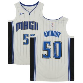 Autographed Nike Cole Anthony White Orlando Magic 2020-21 Association Swingman Jersey