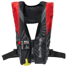 Bass Pro Shops AM33 All-Clear Inflatable Life Vest - Red