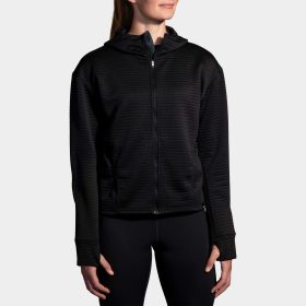 Brooks Activate Midweight Hoodie Women's Running Apparel Black