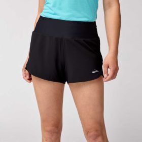 Brooks Chaser 3" Short 2.0 Women's Running Apparel Black