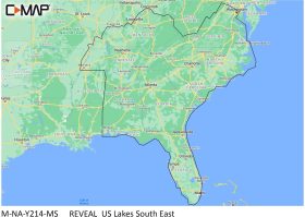 C-MAP Reveal SD Card Map Chart - US Lakes - South East