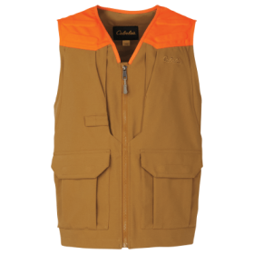 Cabela's Traditions Upland Vest for Men - Desert/Blaze - 2XL