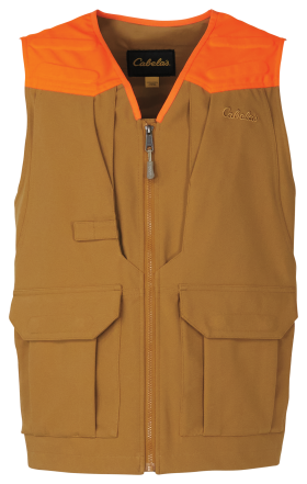 Cabela's Traditions Upland Vest for Men - Desert/Blaze - 2XL