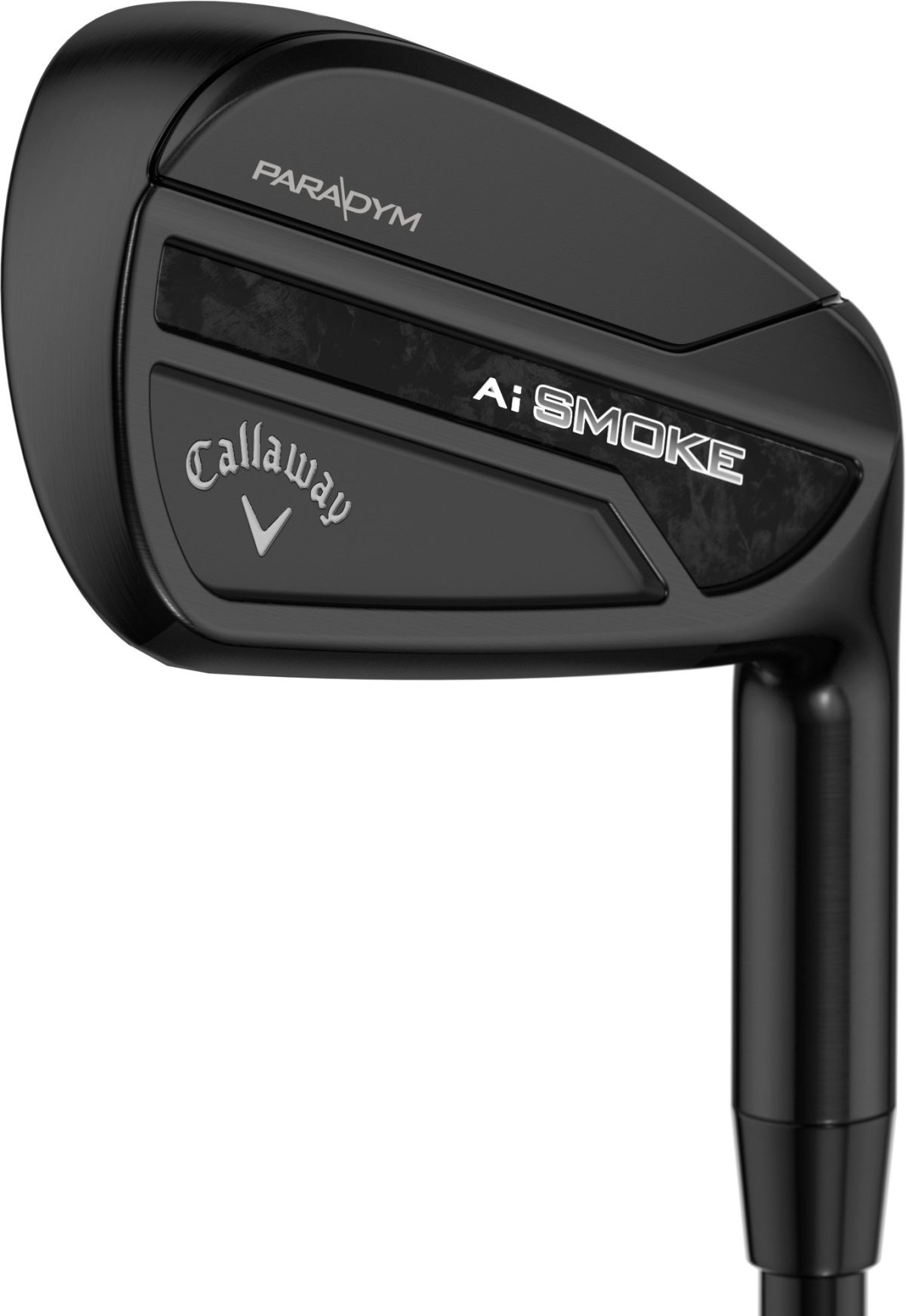 Callaway Paradym Ai Smoke Black Irons 2024 - RIGHT - 4-PW, AW - ELV MPH BLK 95R - Golf Clubs