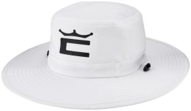 Cobra Tour Crown Aussie Men's Golf Bucket Hat - White