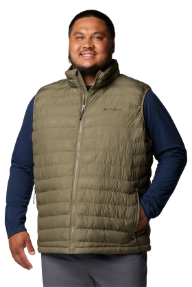 Columbia Powder Lite II Vest for Men - Stone Green - S