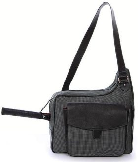 Cortiglia Sport Messenger Tennis Bag (Houndstooth)