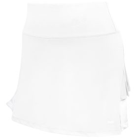 DUC Flirt-2 Women's Double-Pleat Tennis Skort (White/White)