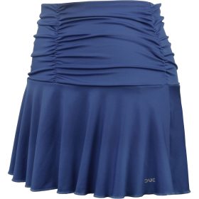 DUC Kourtney Women's Ruched / Flounce Tennis Skort (Navy)