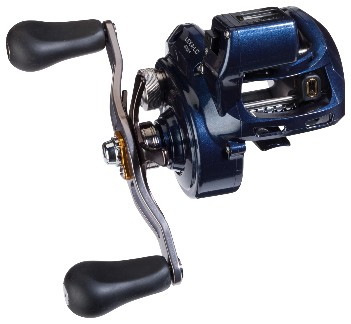 Daiwa Lexa 300/400 Line Counter Reel - Left - 6.3:1 - Paddle Handle