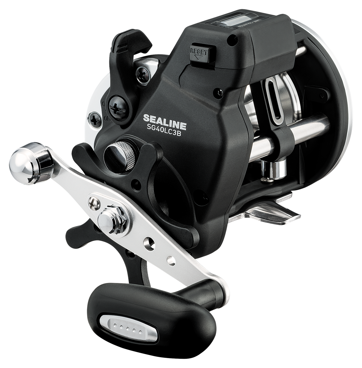 Daiwa Sealine SG-3B Line Counter Reel - Left - 4.2:1 - Dual Paddle Handle - Line Cap. 12/450