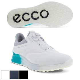 ECCO Golf S-Three BOA Shoes 11/11.5 /White/Blue Depths/Bright White