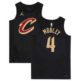 Evan Mobley Cleveland Cavaliers Autographed Black Jordan Brand 2022-23 Statement Edition Jersey