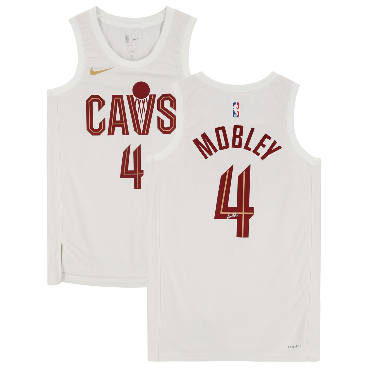 Evan Mobley Cleveland Cavaliers Autographed Nike White 2022-2023 Association Swingman Jersey