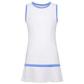 Fila Girl's Core Performance Tennis Dress (White/Amparo Blue)