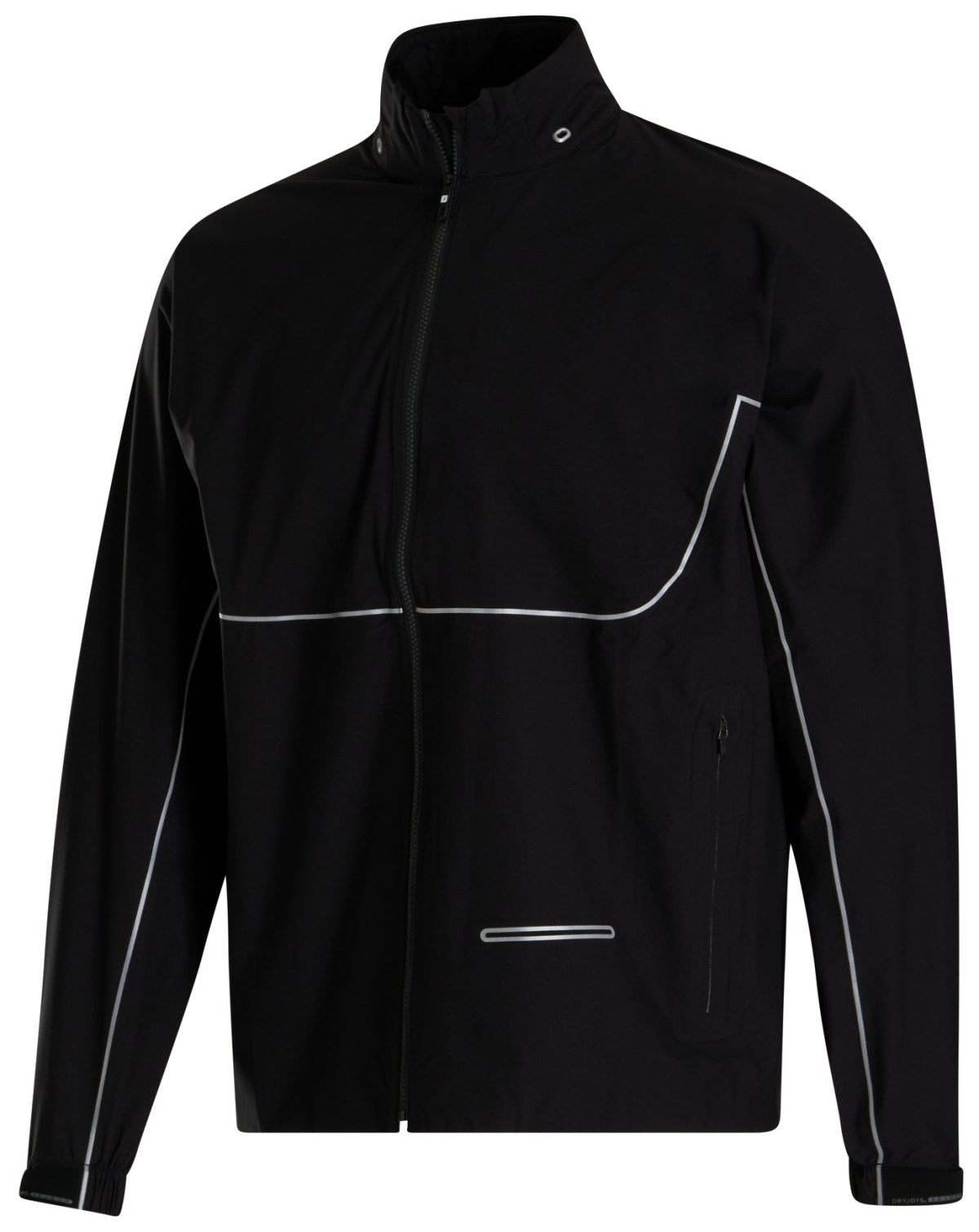 FootJoy DryJoys Select Men's Golf Rain Jacket - Black - Black, Size: Medium