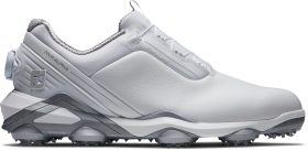 FootJoy Tour Alpha BOA Golf Shoes - White/Gray - 10 - M