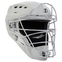 Force3 Pro Gear Hockey Style Defender Youth Catcher's Helmet in Gray/Silver