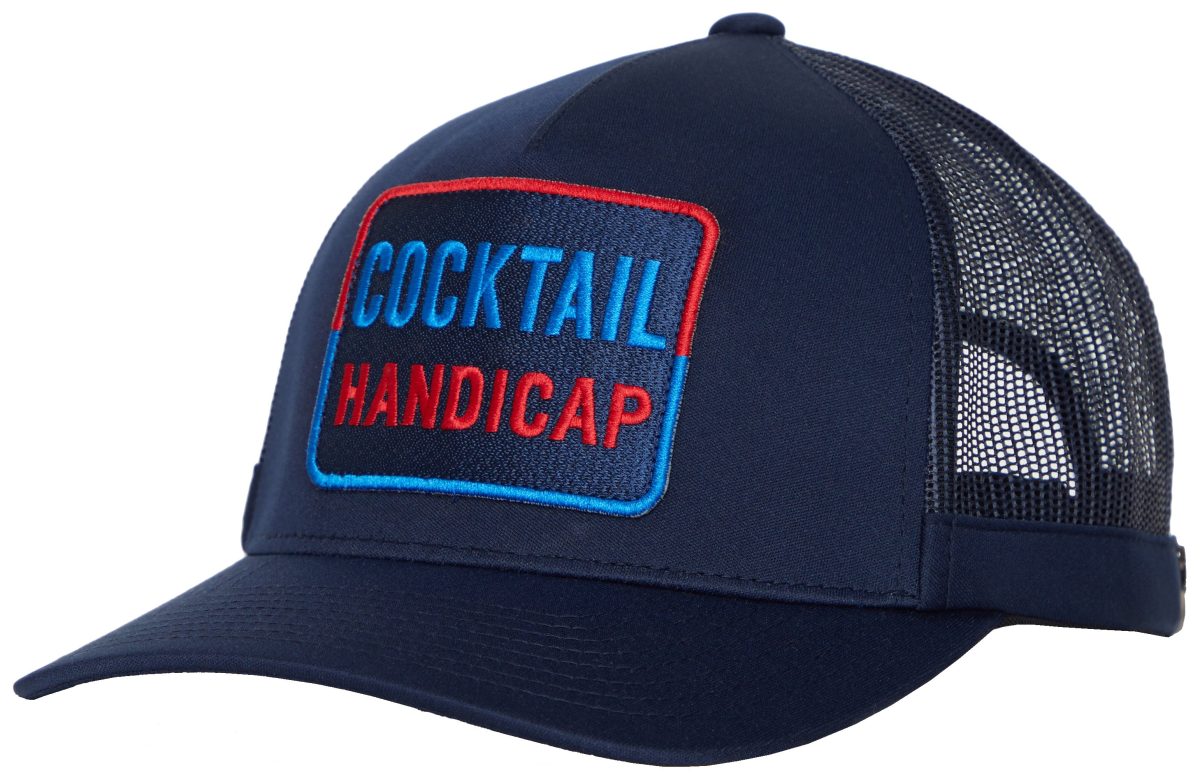 G/FORE Cocktail Handicap Interlock Knit Trucker Men's Golf Hat - Blue, Size: One Size