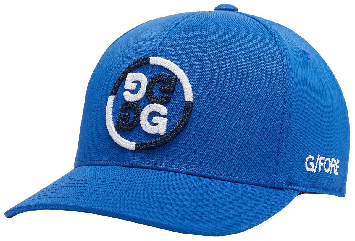 G/FORE Colour Block Circle Gs Stretch Twill Snapback Men's Golf Hat - Blue, Size: One Size