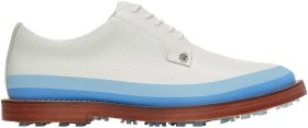 G/FORE Gallivanter Leather Luxe Sole Tuxedo Golf Shoes - Snow - 15 - MEDIUM