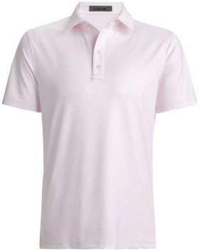 G/FORE Garden Tech Jersey Men's Golf Polo - Pink, Size: Medium