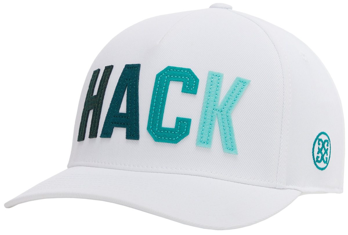 G/FORE Hack Stretch Twill Snapback Men's Golf Hat - White, Size: One Size