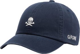 G/FORE Mini Skull & Ts Cotton Twill Snapback Men's Golf Hat - Blue, Size: One Size