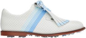 G/FORE Womens Gallivanter Leather Luxe Sole Kiltie Golf Shoes - Snow - 5 - MEDIUM