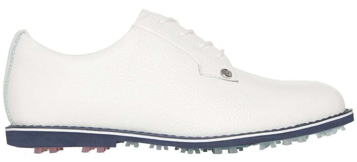 G/FORE Womens Gallivanter Pebble Leather Golf Shoes - Snow - 5.5 - MEDIUM