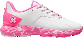 G/FORE Womens MG4+ Camo Sole Golf Shoes - Snow/Knockout Pink - 10.5 - MEDIUM