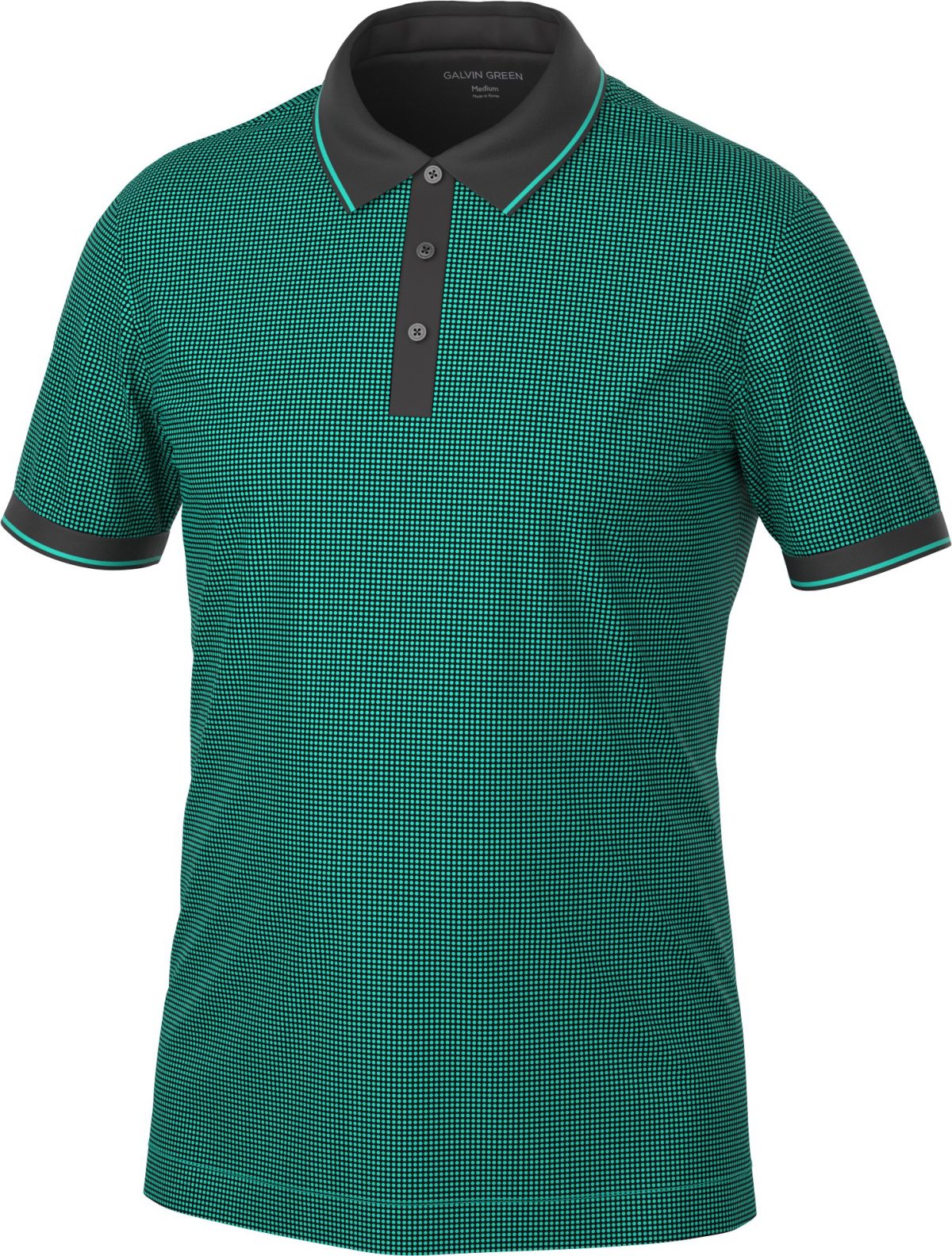 Galvin Green Miller Men's Golf Polo - Green, Size: Medium