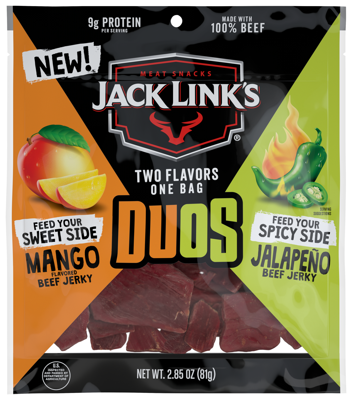 Jack Link's Mango and Jalapeno Duos Beef Jerky