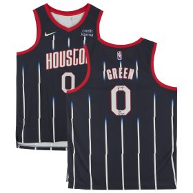 Jalen Green Navy Houston Rockets Autographed Nike 2021-22 Mixtape Swingman Jersey with "2021 #2 Pick" Inscription