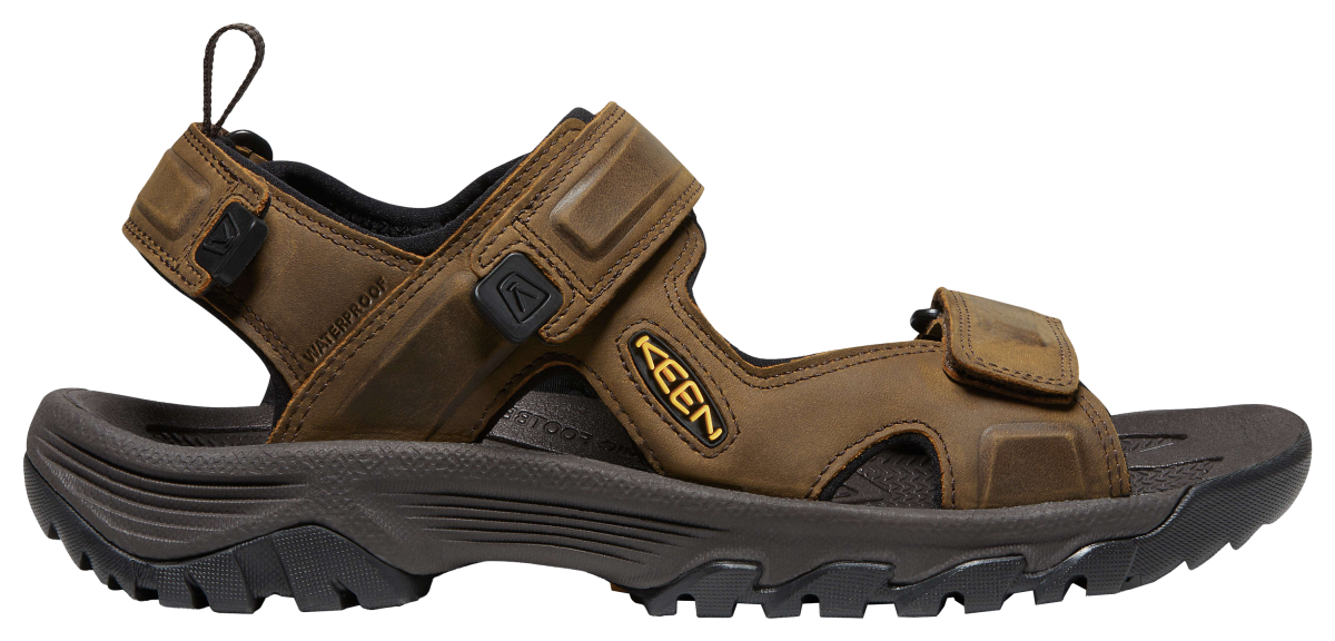 KEEN Targhee III Open-Toe Sandals for Men - Bison/Mulch - 10.5M