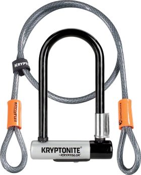 Kryptonite KryptoLok Mini U-Lock (3.25x7") - Black Grey