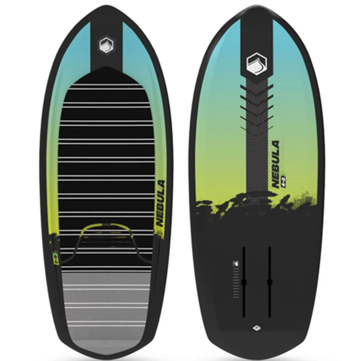 Liquid Force Nebula Board with Carbon Horizon Surf 120 Foil Set '24